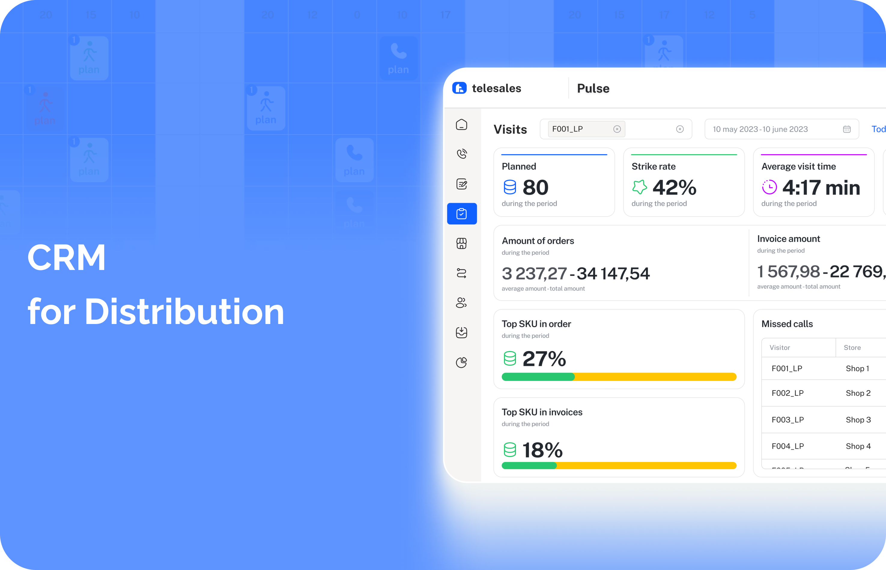 CRM for distributors