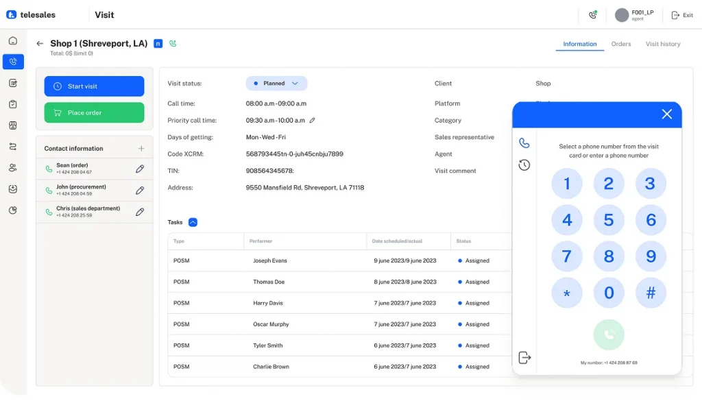 CRM for a distributor network